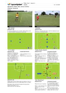 Title: Year 7, lesson 6 Coach: [removed]Equipment: Balls, bibs, cones, hurdles