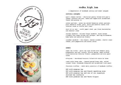 Microsoft Word - Vodka High Tea Menu Spring 2014.docx