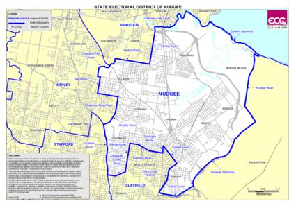 STATE STATE ELECTORAL ELECTORAL DISTRICT DISTRICT OF OF NUDGEE NUDGEE