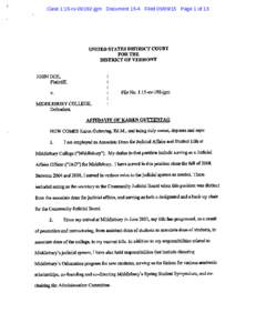 Case 1:15-cvjgm Document 15-4 FiledPage 1 of 13  UNITED STATES DISTRICT COURT FOR THE  DISTRICT OF VERMONT