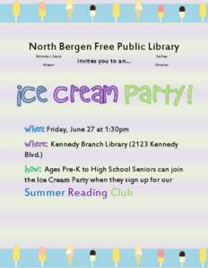 North Bergen Free Public Library Nicholas J. Sacco -Mayor- invites you to an…