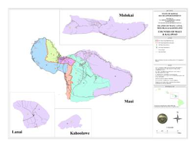 MAP SERIES  Molokai STATE OF HAWAII 2011 REAPPORTIONMENT