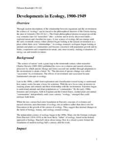 Microsoft Word - Developments in Ecology.doc