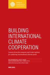 Building International Climate Cooperation | A  Building International Climate Cooperation