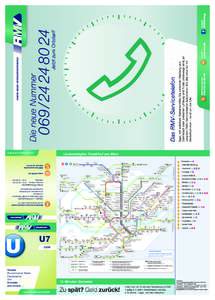 Linienfahrplan abLiniennetzplan Frankfurt am Main Ffm Hausen >> D  Glöcknerwiese