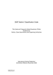 Microsoft Word - ISAF SCCB 2nd Edition 1st Draft.doc