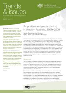 Trends & issues in crime and criminal justice No. 437  June[removed]Foreword | Statistics consistently