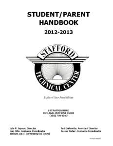STUDENT/PARENT HANDBOOK[removed]Explore Your Possibilities
