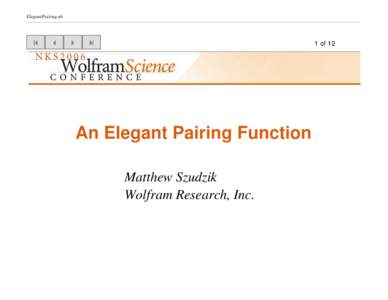 Combinatory logic / Logic in computer science / Pairing function / Function / Mathematical logic / Mathematics / Lambda calculus