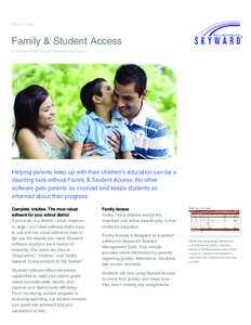 Product brief layout - PaC Student - Family Access:Layout 1.qxd