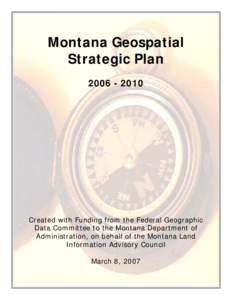    Montana Geospatial Strategic Plan[removed]