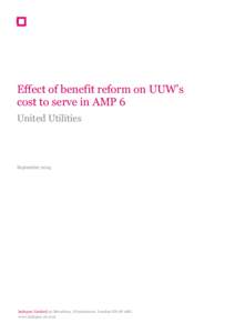 Microsoft Word - Effect of benefit reform on UUWs cost to serve in AMP6 (v5).docx