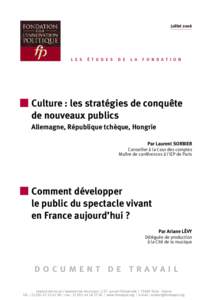 Microsoft Word - Etudes Conquête Nx publics Sorbier Levy V030706-sommaire.doc