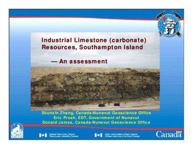 Industrial Limestone (carbonate) Resources, Southampton Island — An assessment