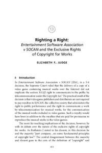 Copyright Act of Canada / Copyright law of the United States / Copyright / Substantial part / Authorship and ownership in copyright law in Canada / Indirect infringement in Canadian copyright law / Canadian copyright law / Law / Copyright law of Canada