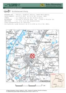 LANDESERDBEBENDIENST  Erdbebenmeldung ERDBEBEN BEI : Rastatt, Landkreis Rastatt, Baden-Württemberg DATUM/UHRZEIT : amum 05:52 Uhr Ortszeit (MEZ) STÄRKE