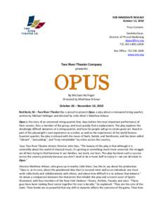 Microsoft Word - Opus Press Release v.FINAL.doc