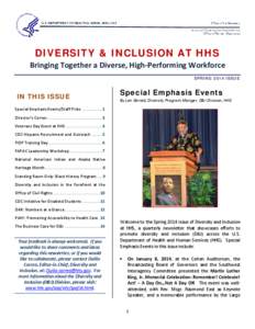 Diversity and Inclusion at HHS[removed]Spring Issue