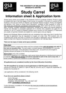 CARREL & SWIPE CARD PROCEDURE