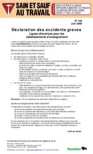 The Manitoba Legislature passed Bill 27 – The Safer Workplaces Act (The Workplace Safety and Health Act amended) on August 9, 2002