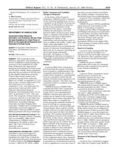 Federal Register / Vol. 71, No[removed]Wednesday, January 25, [removed]Notices Signed at Washington, DC, on January 18, 2006. A. Ellen Terpstra, Administrator, Foreign Agricultural Service and Vice President, Commodity Credi