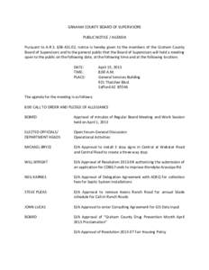 Easement / Board of Supervisors / Safford / Geography of the United States / Arizona / Safford micropolitan area / Geography of Arizona / Safford /  Arizona