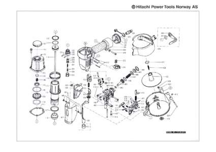 Spare parts of C21/50-B1CHitachi Power Tools Norway AS ITEM ITEM NUMBER HITACHI PARTS NO