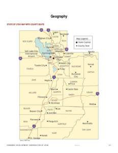 Salt Lake City metropolitan area / Wasatch Range / Colorado Plateau / Salt Lake City / Uinta Mountains / Great Salt Lake / Index of Utah-related articles / Uintah Basin / Geography of the United States / Utah / Wasatch Front