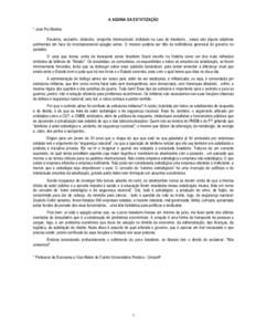 A AGONIA DA ESTATIZAÇÃO * José Pio Martins Escárnio, escracho, deboche, vergonha internacional, bofetada na cara do brasileiro... esses são alguns adjetivos pertinentes em face do incompreensível apagão aéreo. O 