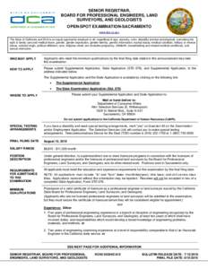 Regulation and licensure in engineering / Surveying / Licensure / Geologist