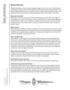 Melanoma / Sun tanning / Ultraviolet radiation / Melanocytic nevus / Sunburn / Skin cancer / Sunscreen / Potential health risks of sunscreen / Acral lentiginous melanoma / Medicine / Oncology / Electromagnetic radiation