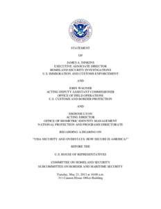 Microsoft Word - Testimony DHS