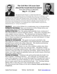 Abraham Lincoln / Postmasters / Mississippi River / John F. Marszalek / Natchez /  Mississippi / Ulysses S. Grant / Vicksburg National Military Park / William Tecumseh Sherman / Natchez / Geography of the United States / United States / Mississippi