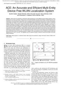 This article has been accepted for publication in a future issue of this journal, but has not been fully edited. Content may change prior to final publication. Citation information: DOITMC, IEEE Tra