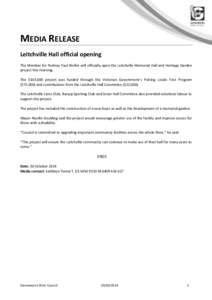 Leitchville /  Victoria / Shire of Gannawarra