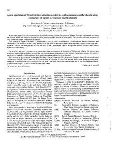 518  A new specimen of Struthiomimus altus from Alberta, with comments on the classificatory