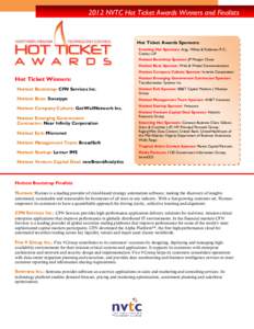 2012 NVTC Hot Tickets Winners_Finalists Handout_FINAL