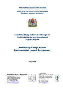 The United Republic of Tanzania Ministry of Infrastructure Development Tanzania Airports Authority