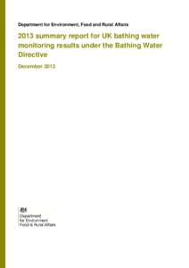 Geography of England / Sea bathing / Tynemouth / Seaton Carew / Water quality / Environment / Bathing / Water / Water pollution