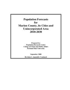 Forecasting / Salem /  Oregon / Keizer /  Oregon / Oregon / Salem /  Oregon metropolitan area / Geography of the United States / Marion County /  Oregon