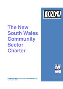 The New South Wales Community Sector Charter
