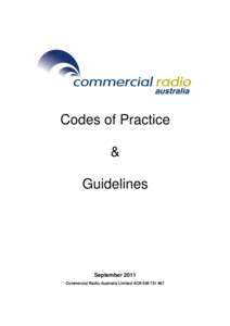 Communication / Technology / Entertainment / Australian Commercial Television Code of Practice / Censorship in Australia / Australian media / Australian Communications and Media Authority / Television