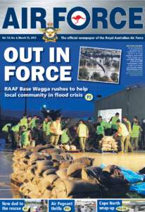 AIR F RCE Vol. 54, No. 4, March 15, 2012 The official newspaper of the Royal Australian Air Force Th