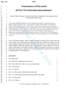 Page 1 of[removed]Nomenclature of Flavonoids