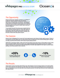 The Opportunity Oceanos designs data strategies and delivers List Intelligence™ to help their customers optimize sales and marketing performance. Armed with their List Optimizer™ technology and unique research method