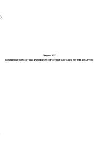 Chapter CONSIDERATION OF THE  PROVISIONS