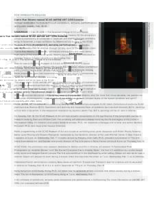 FOR IMMEDIATE RELEASE  SAVANNAH — Feb. 01, 2016 — The Savannah College of Art and Design announces its deFINE ART 2016 honoree, Carrie Mae Weems, for the university’s annual contemporary art showcase in Savannah an