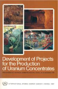 The cover photographs show aspects of the development of a uranium project in Chihuahua, Mexico: Upper Upper Lower Lower