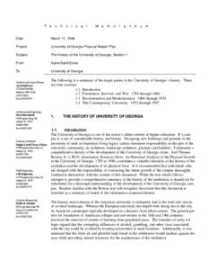 Geography of the United States / Georgia / Landscape architecture / Middle States Association of Colleges and Schools / Committee on Institutional Cooperation / University of Georgia / Josiah Meigs / Columbia University / Athens /  Georgia / Association of Public and Land-Grant Universities / Association of American Universities / Geography of Georgia