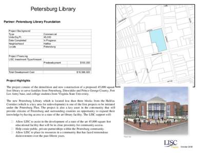 Petersburg Library  TABB Partner: Petersburg Library Foundation